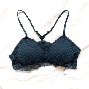 aerie lace racerback bralette m